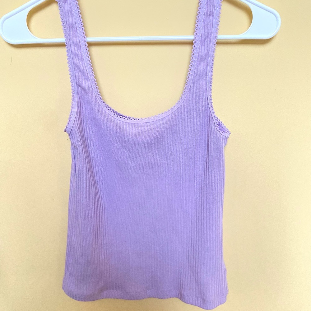 Cotton On Purple Tank Top Size: XS